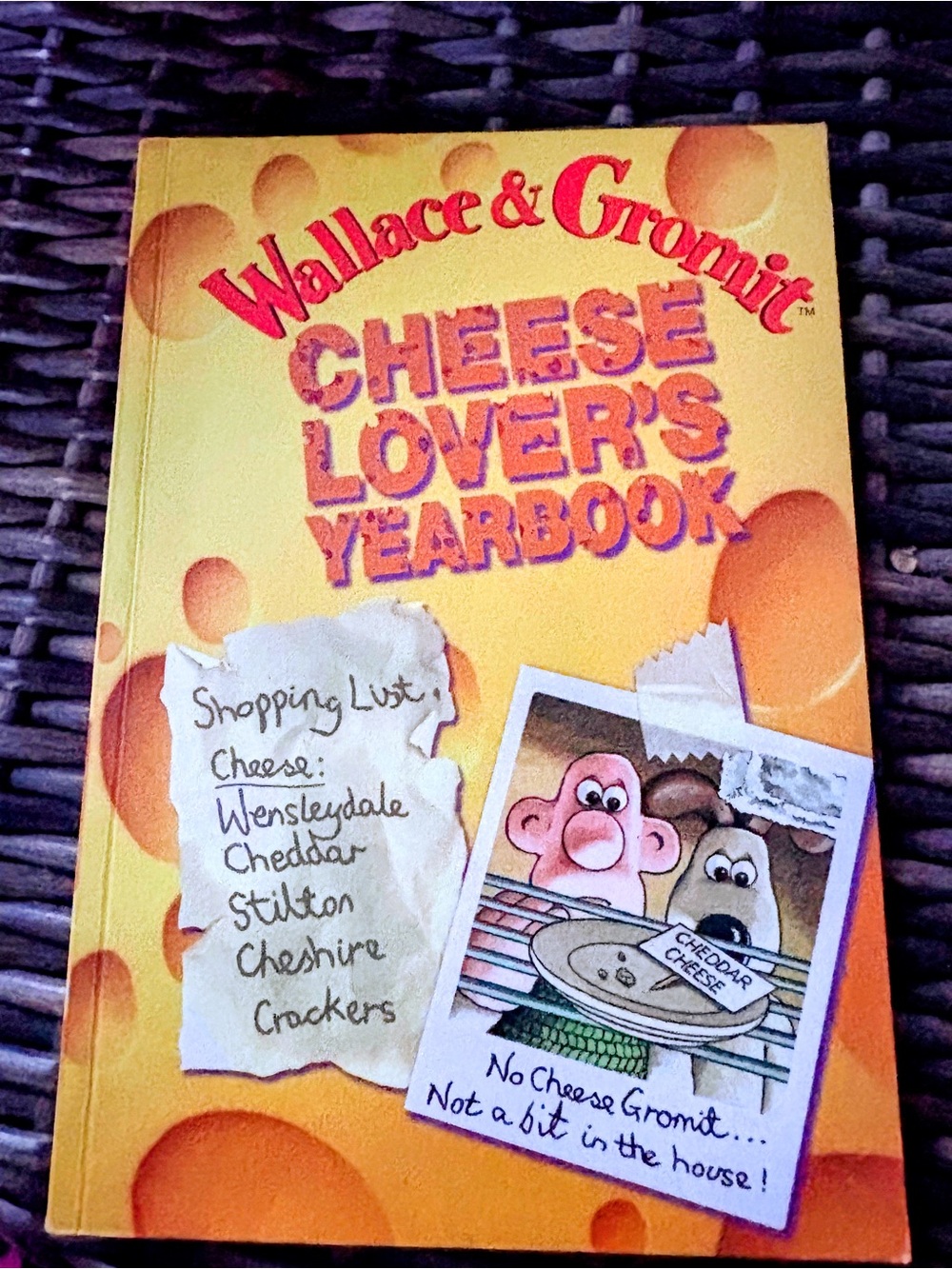 Cheese Lover's Yearbook - Yellow Cover reading book